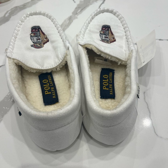 Polo Ralph Lauren Bear Logo Slipper Loafers - Picture 3 of 6